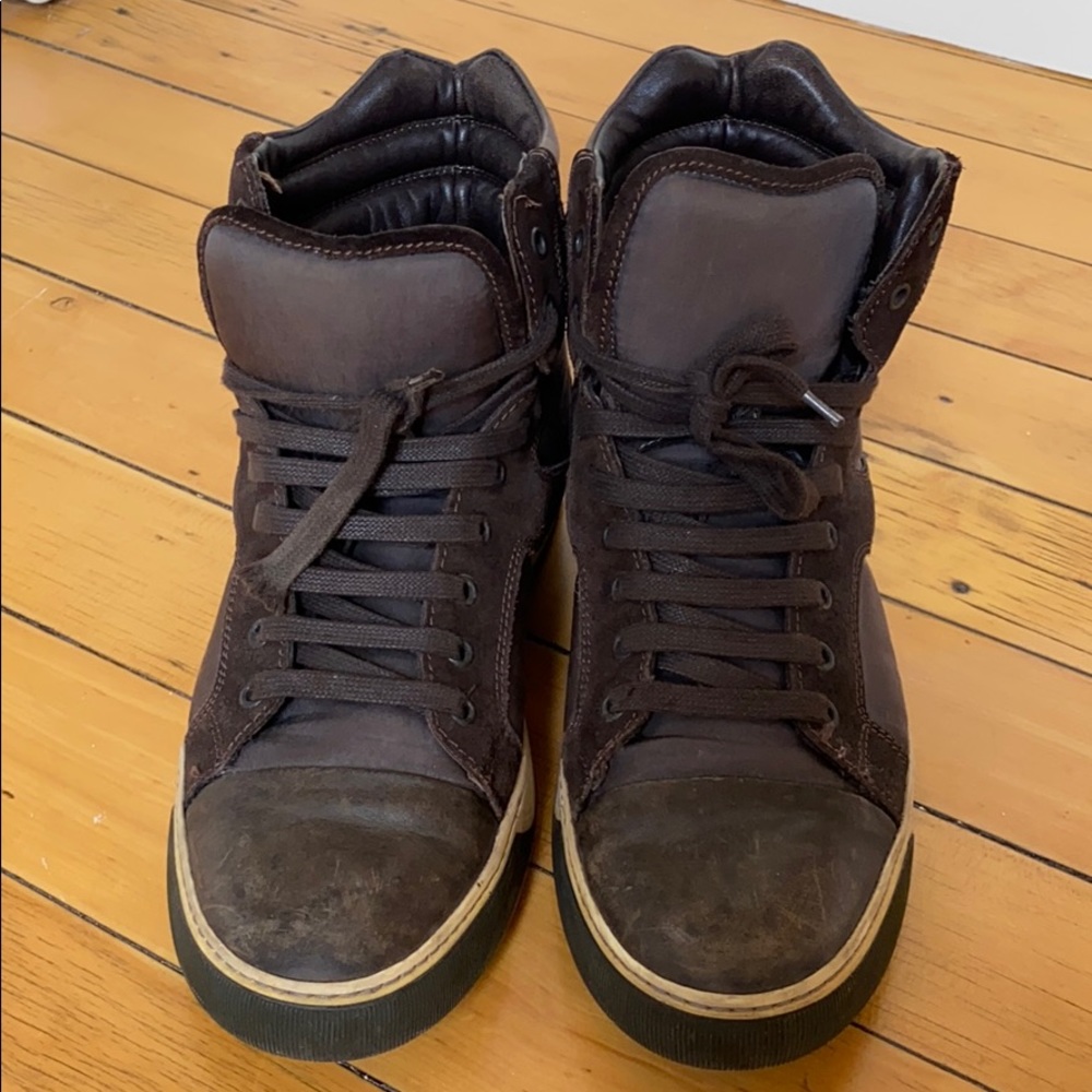 Mens Lanvin High Top Sneaker